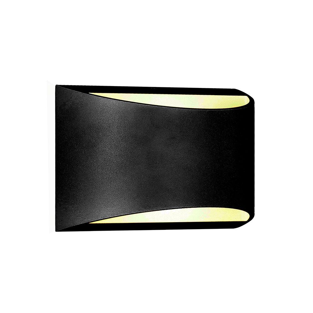10W  Wall Lamp Bridgelux Chip Black Body 4000K IP54