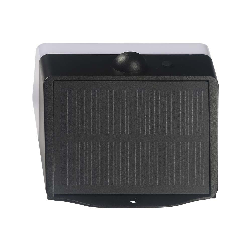 APPLIQUE SOLARE LED 2W-PANDA BATTERIA LITIO 200LM 3,7v 1200mAh 4000K NERO+BIANCO img 6