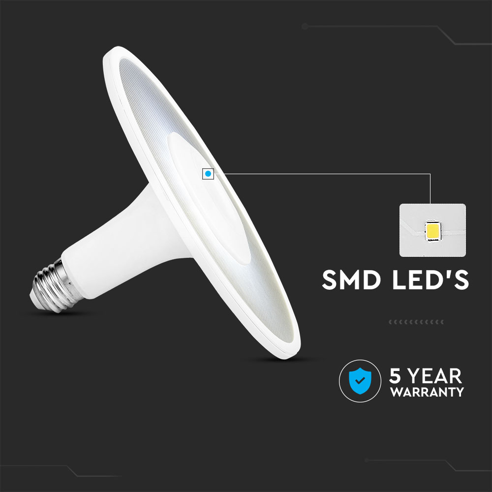 LED Lampada SAMSUNG Chip 11W Acrylic UFO Plastica 6400K