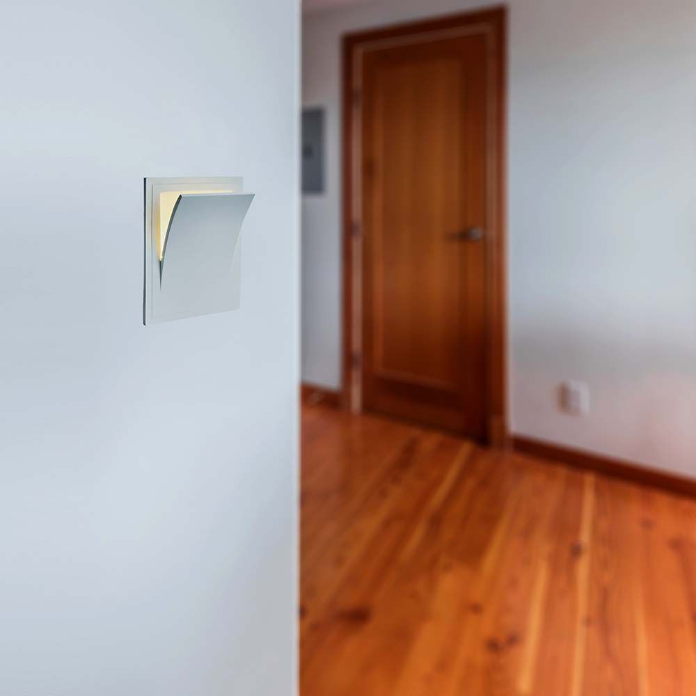 GU10 Wall Fitting Gypsum E14 White Body