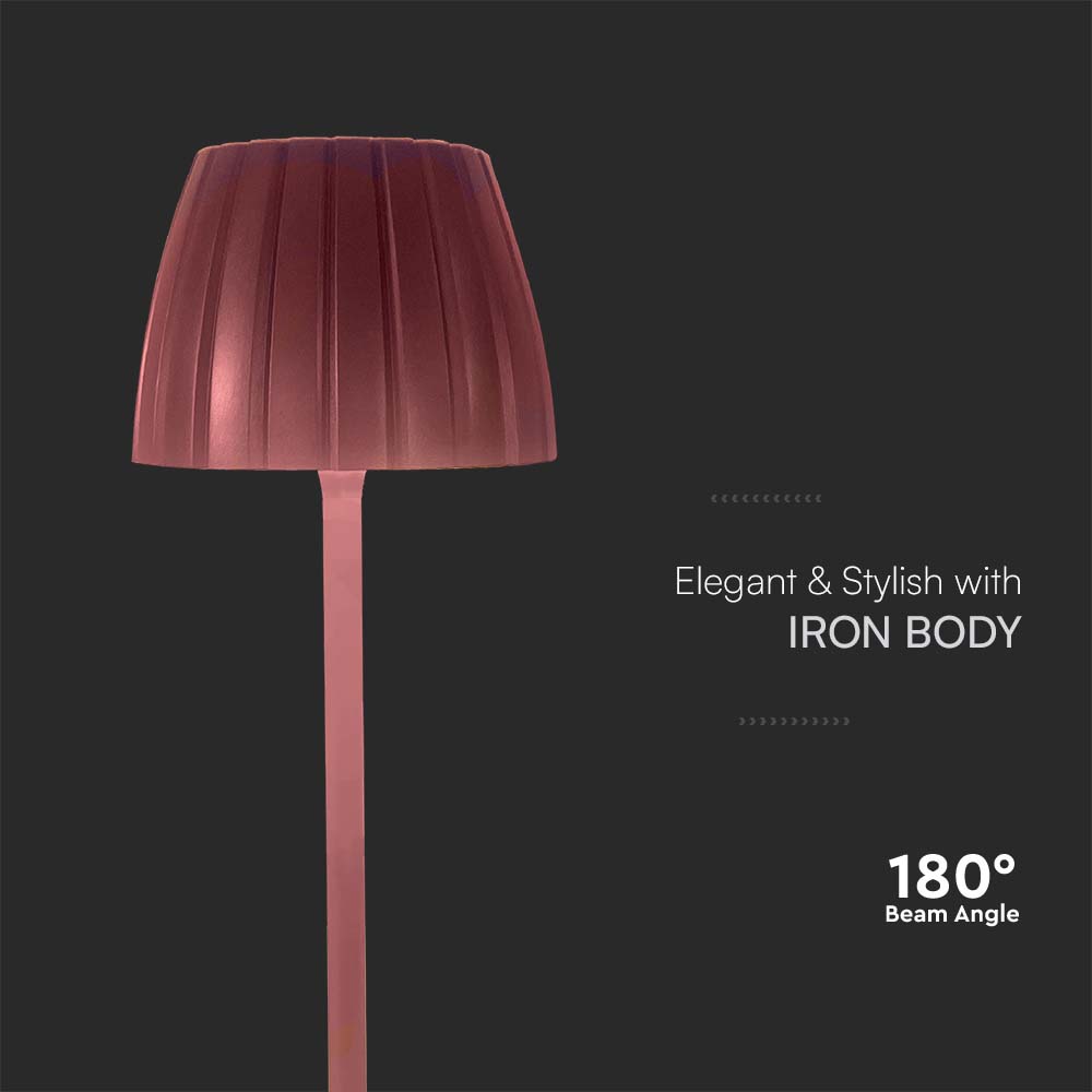 2.7W LED Table Lamp 3000K Brown