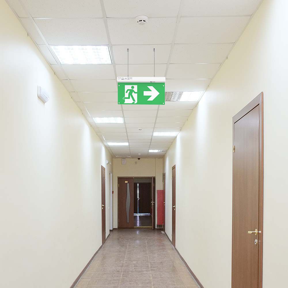 4in1 Emergency Exit Light With Self Test Button RF Control