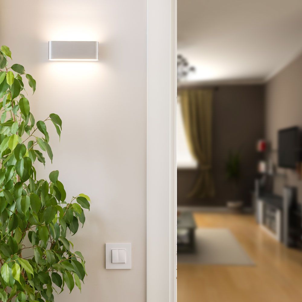 12W LED Up/Down Outdoor Soft LightLarge 4200K Grey Body IP65