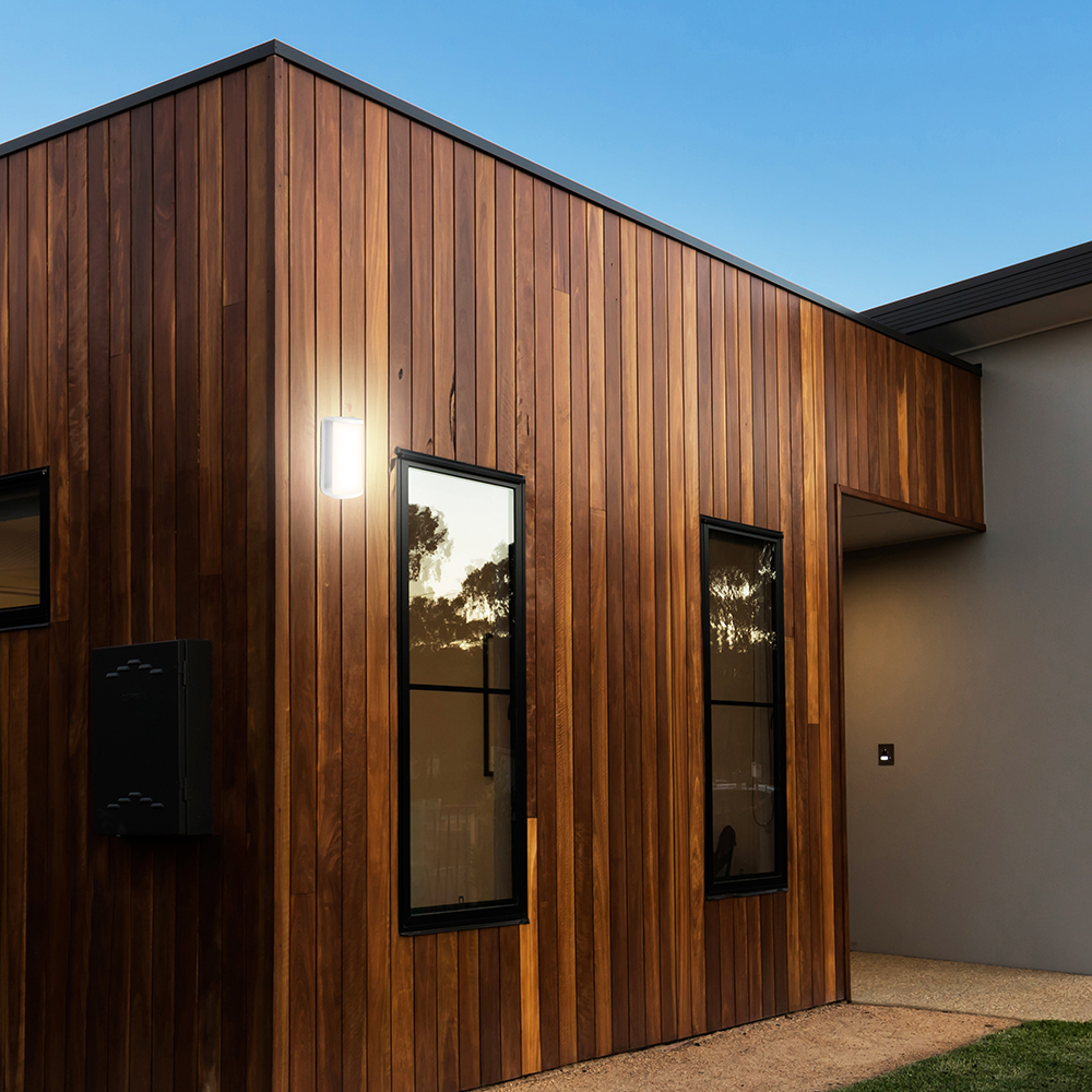 12W LED Wall Light White Body 3in1