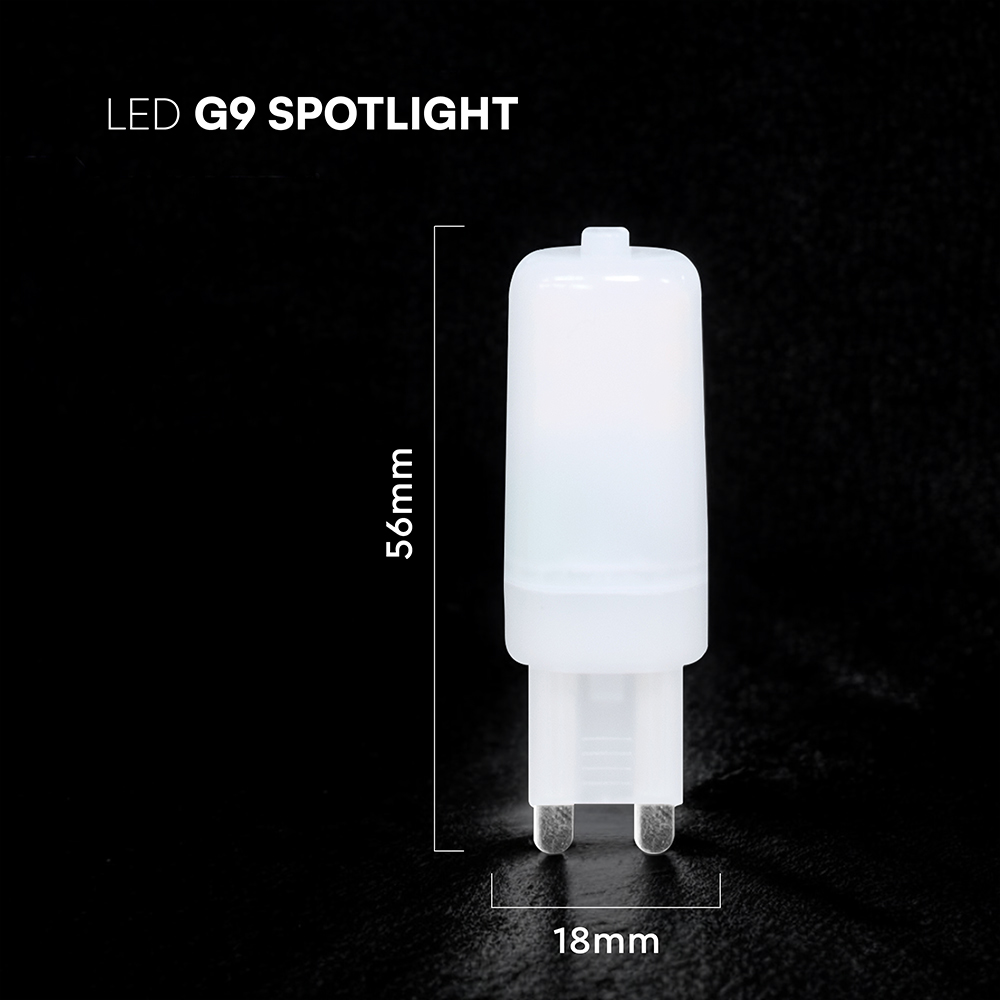 LED Spotlight Plastic 2.2W G9 4000K