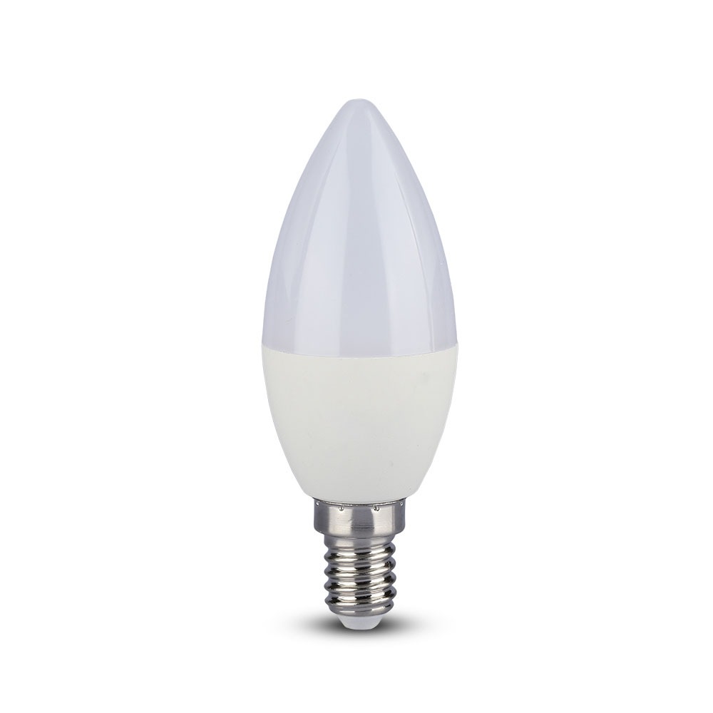 Lampadina a LED 3.5W E14 Candle Controllo luminosita' RF attenuabile RGB + 6400K