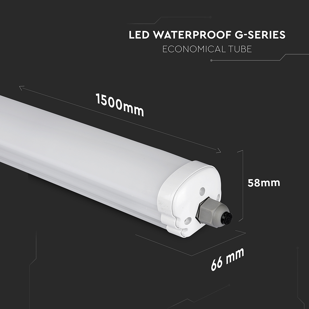 LED Waterpoof G Series - CREE CHIP 150CM 48W 6500K
