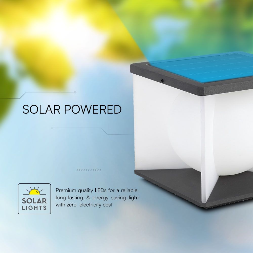 8W Solar Lawn Light 3000K