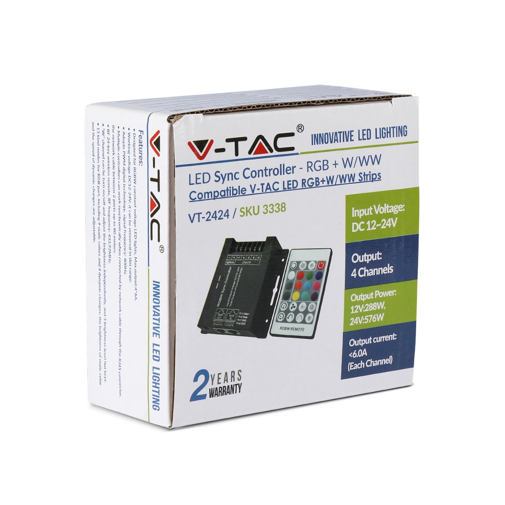 LED RGBW Sync Controller 24B BF Dimmer