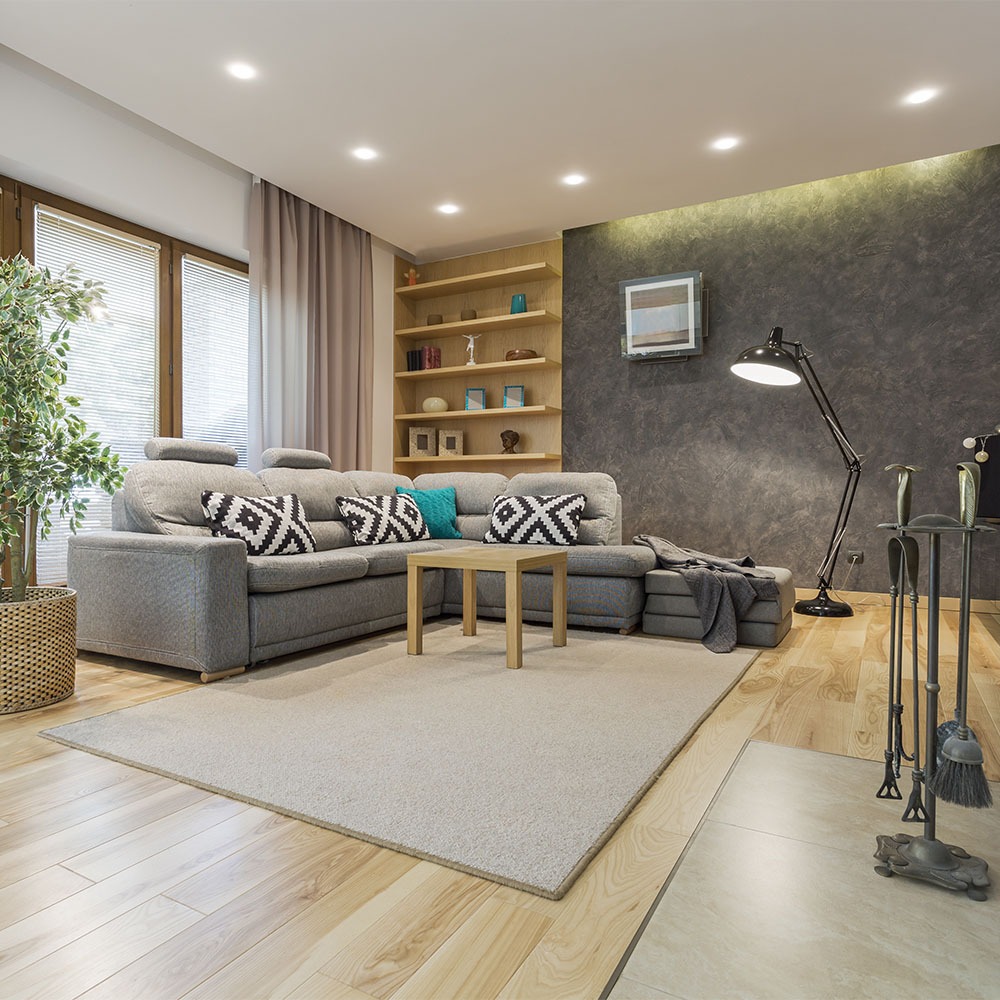 GU10 Fitting rotondo Bianco & Nero