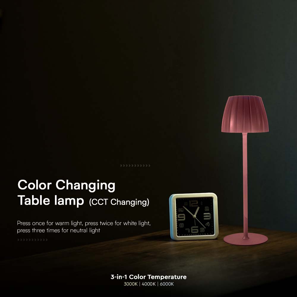 2.7W LED Table Lamp 3000K Brown img 2