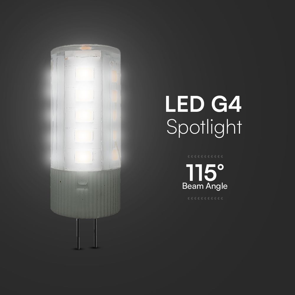 LED Spotlight SAMSUNG CHIP - G4 3.2W Plastic 6400K