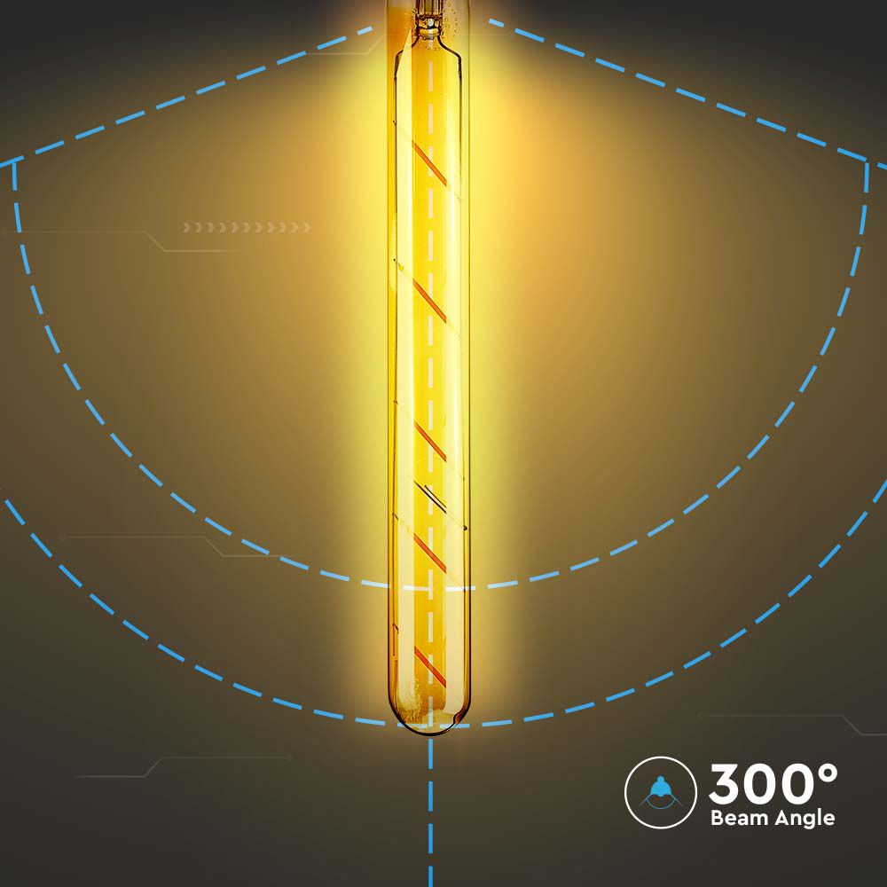 LED - 5W T30 E27 Filament Amber 2200K img 1