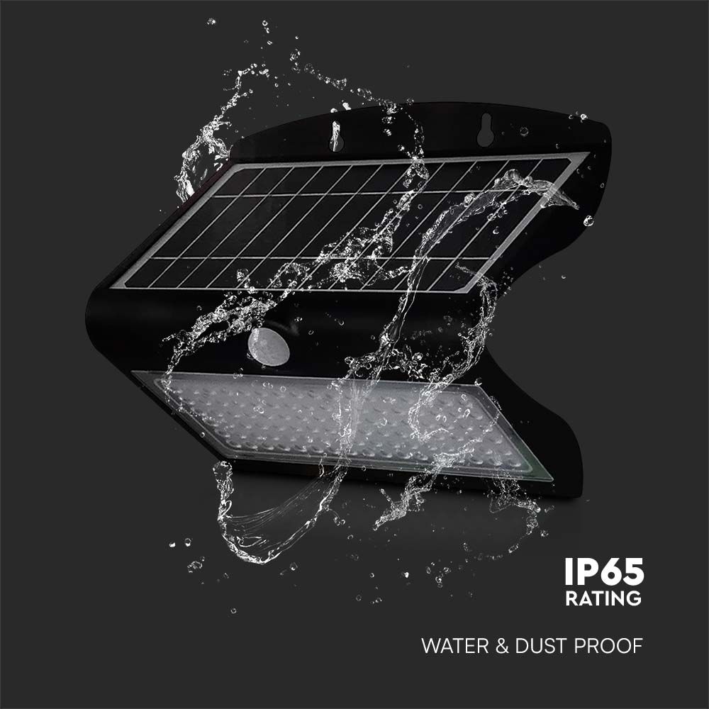 6.8W LED Lampada Solare Luce Bianco Naturale Corpo Nero img 5