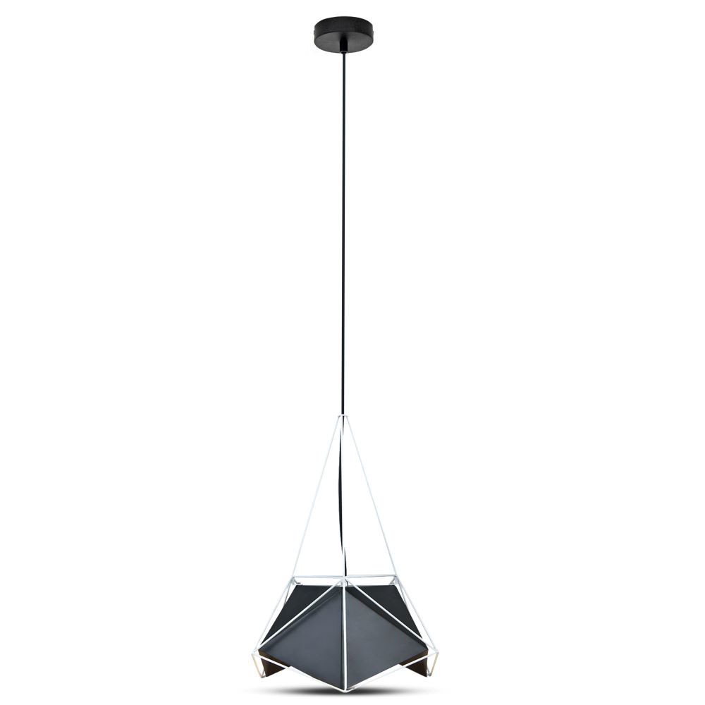 Pendente Light Basics Net Prism Nero Lampshade