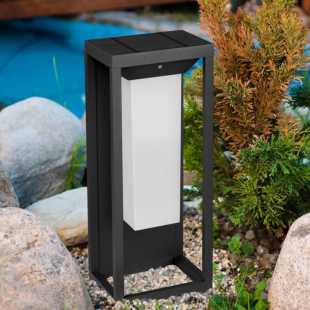 2W LED Solar Wall Light SAMSUNG Chip Grey Body 3000K