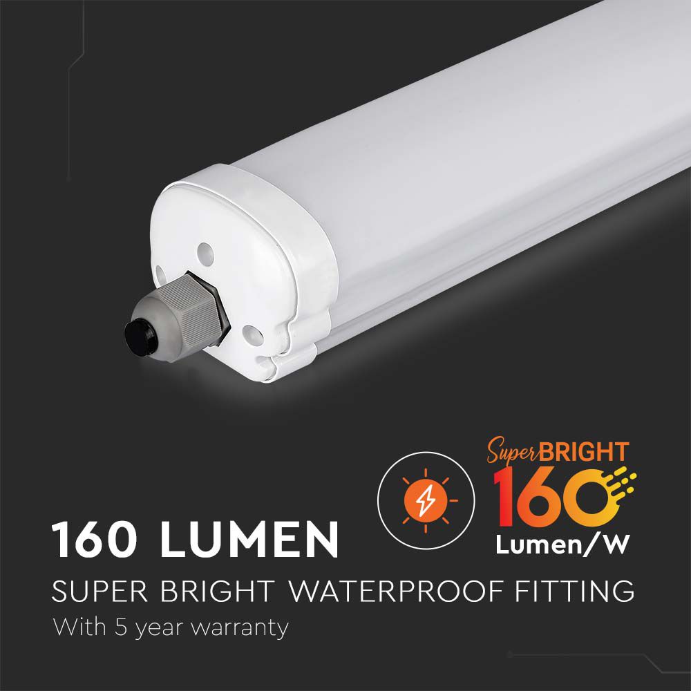 LED Waterproof Fitting X-SERIES 1500mm 32W 4000K 160LM/W img 3