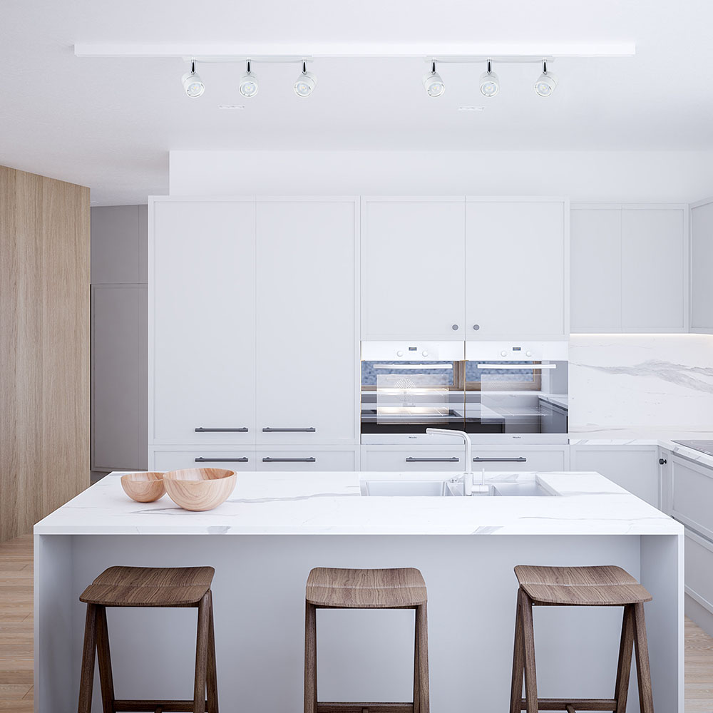 3 x GU10 Corpo Bianco freddo