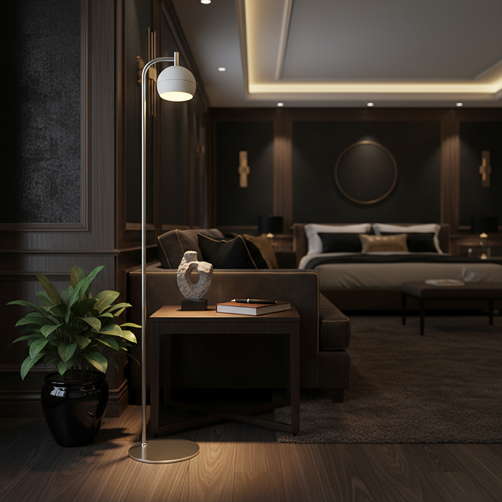 10W LED Decorative Lamp (D200*T6mm) 3000K Brushed Nickel+White img 1