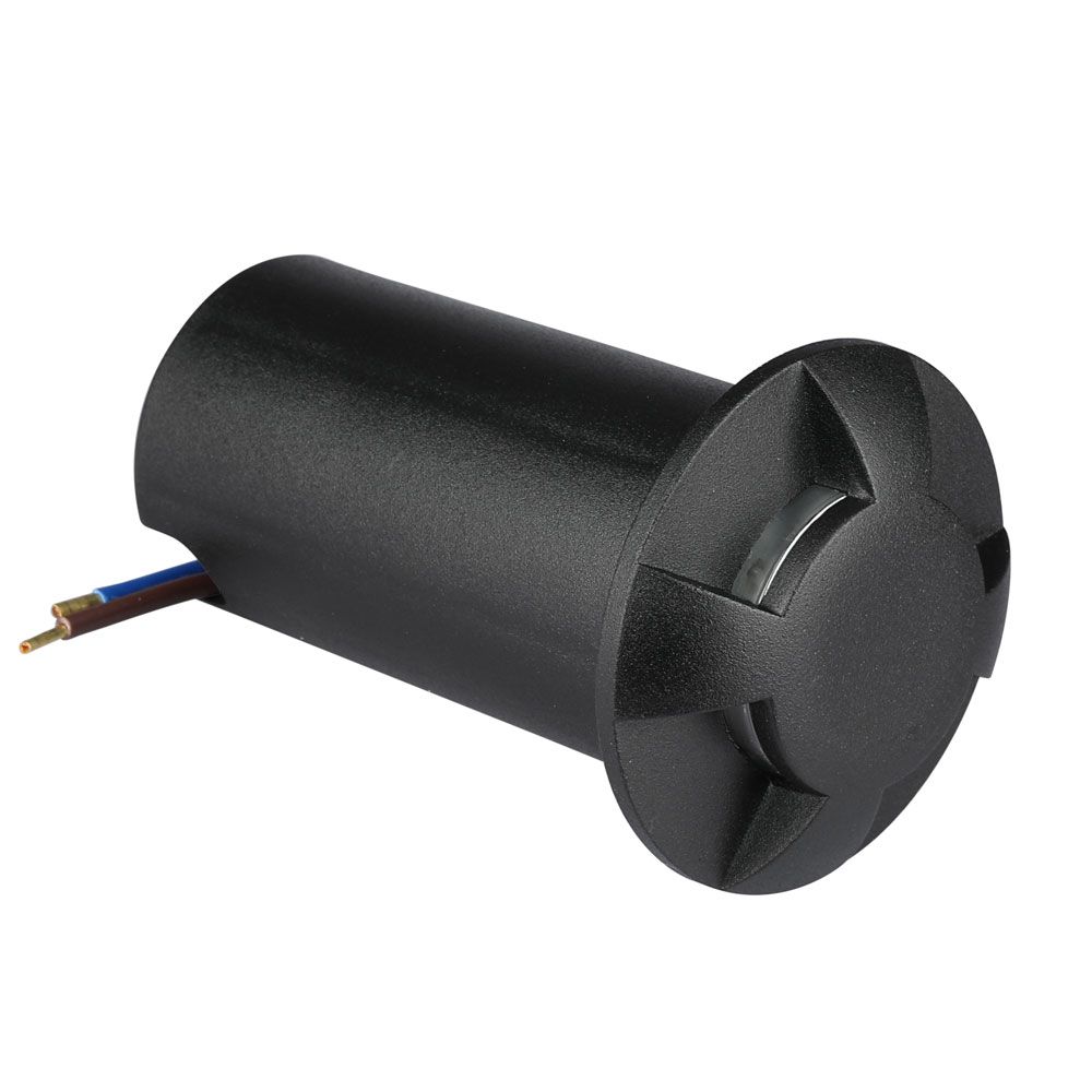 1W LED Step Light Black 4Way 3000K img 1