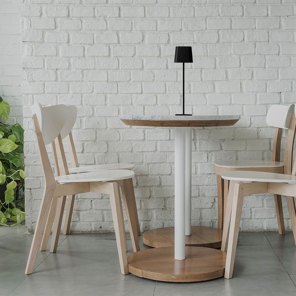 5W LED Magnetic Table Lamp With Battery 3600mAh CCT: 3IN1 Black Body Dimmable img 2