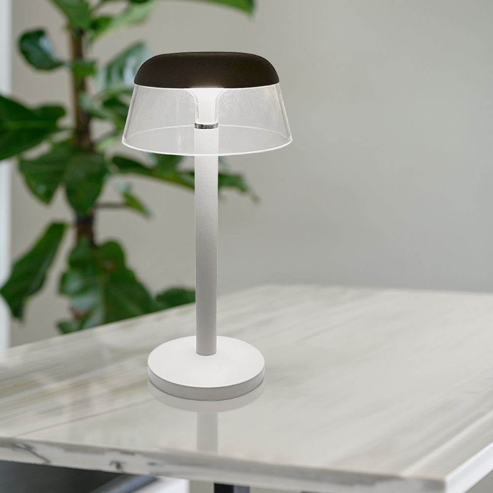 2W LED Table Lamp (130*285) 3in1 Dimmable White Body img 1