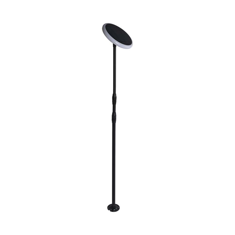 8W LED Solar Garden Light With White + Black Body 4000K img 1