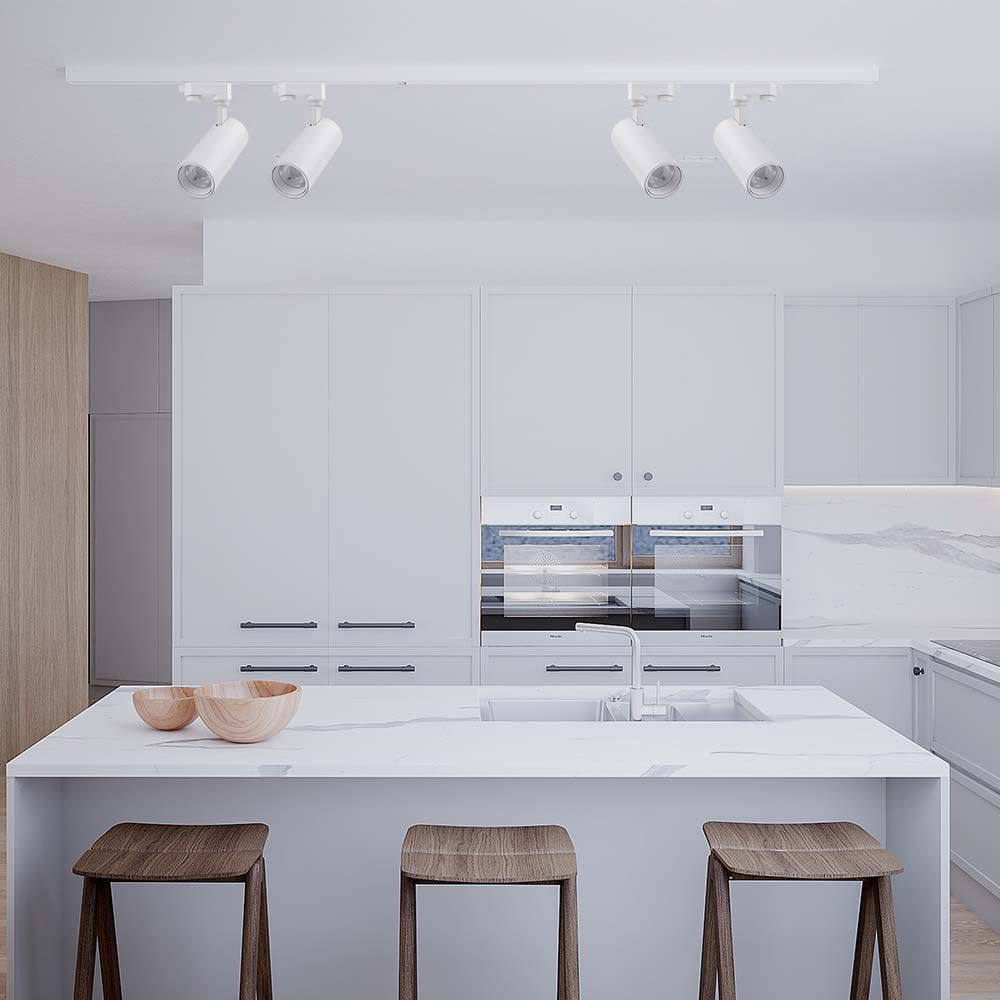 Faretto LED COB da Binario 30W Colore Bianco 3in1