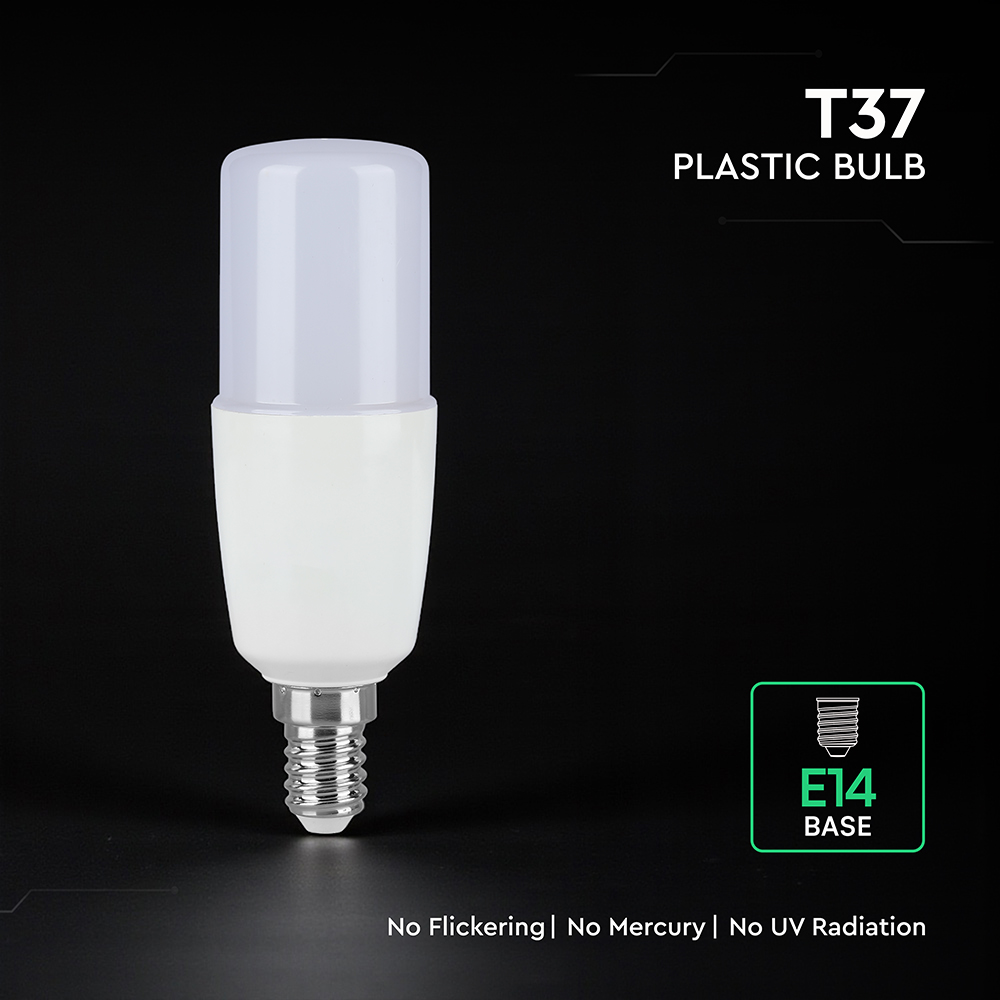 7.5W LEB Bulb E14 T37 Plastic CREE CHIP 6400K img 1