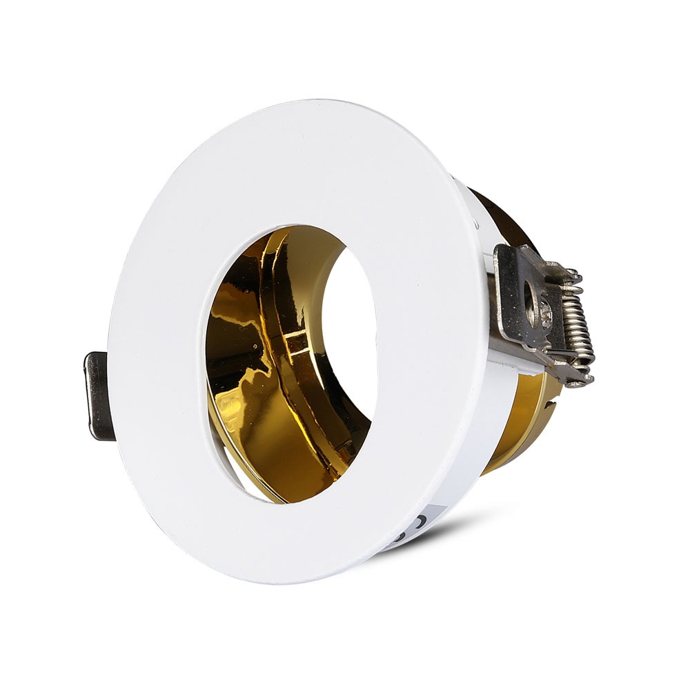 Fitting White+Gold Round