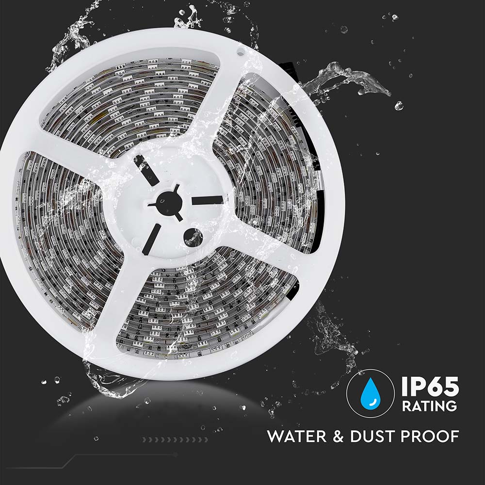 LED Strip SMD5050 - 60 LEDs 3000K IP65 img 3