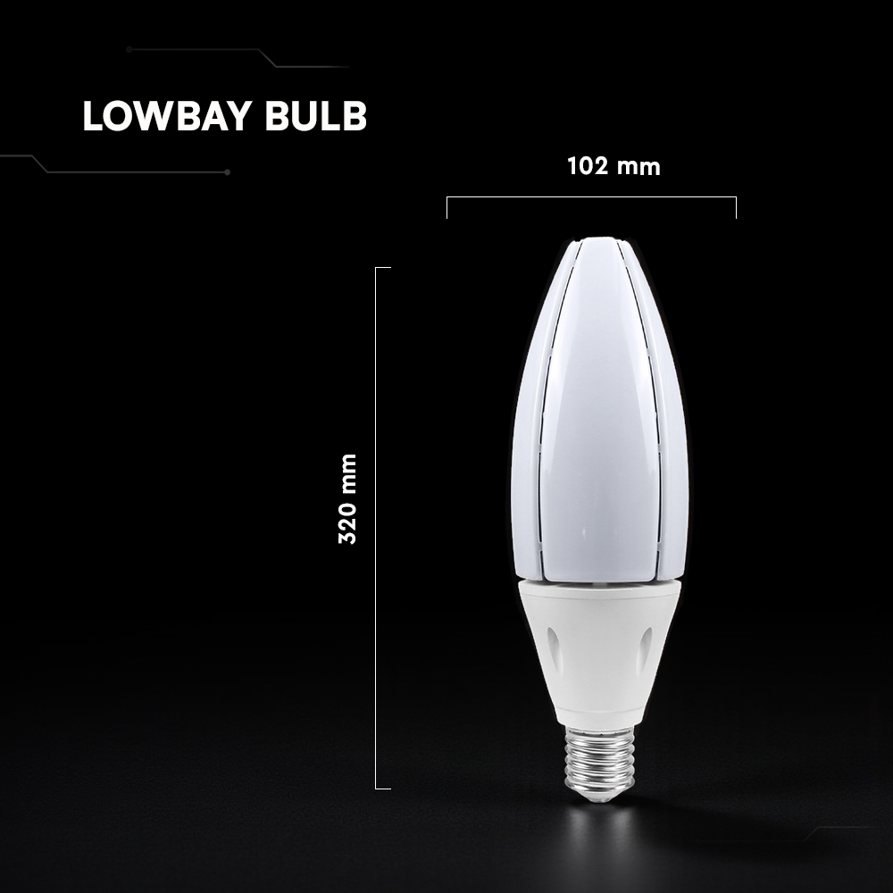 60W LED Bulb E40 Olive Lamp CREE CHIP 6400K