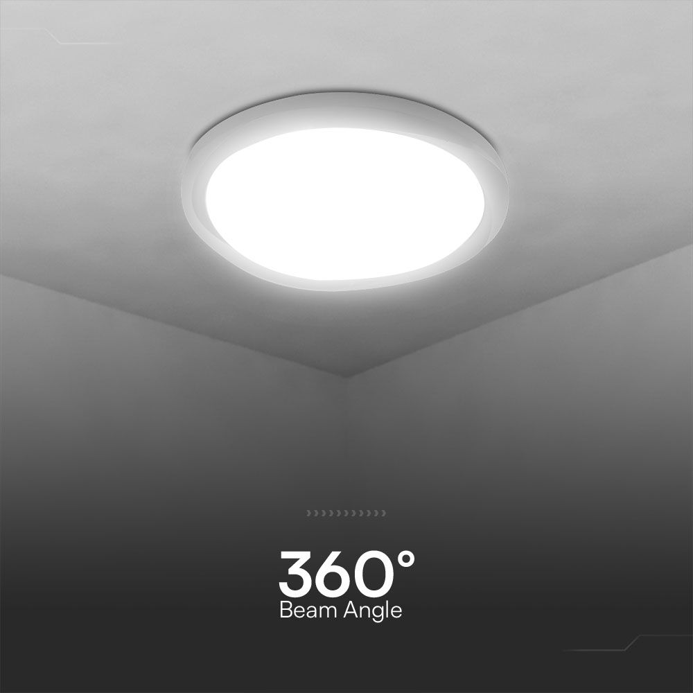 Plafoniera LED 60W Rotonda con Telecomando controllo Remoto CCT 3in1 Colore Bianco D492mm Dimmerabile 3000-6500K Cover Circolare img 3