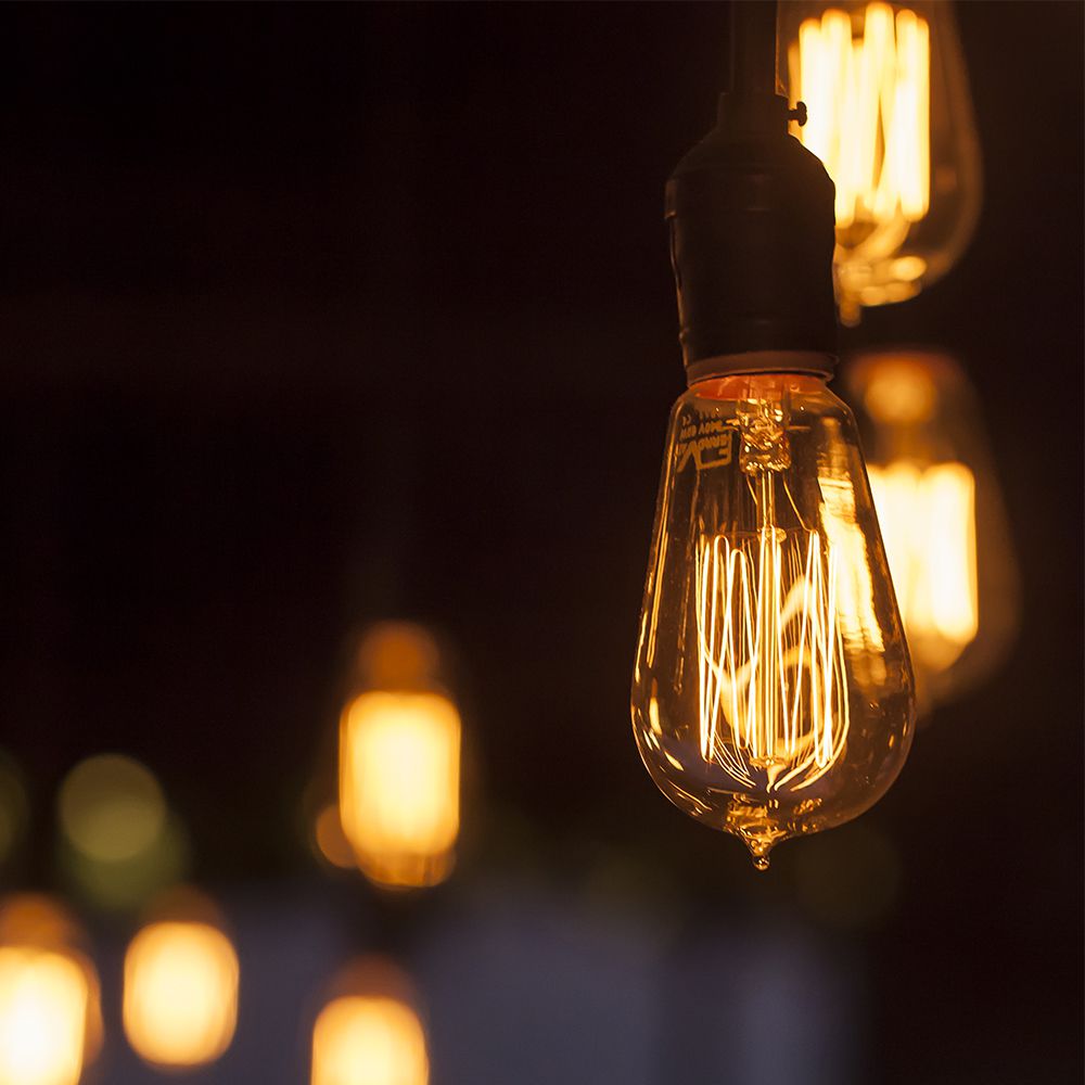 LED - 4W Filament E27 ST64 Amber Art 2200K