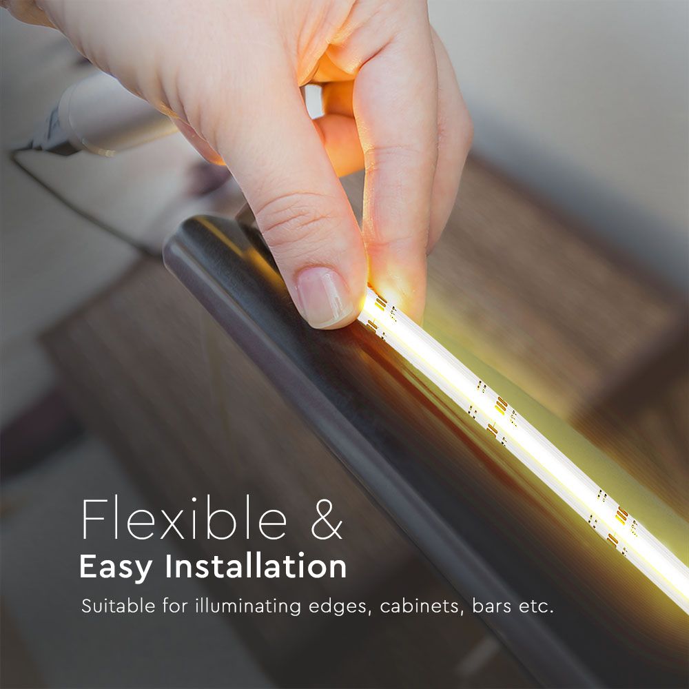 LED COB Strip Light With 24V RGB IP20 img 1