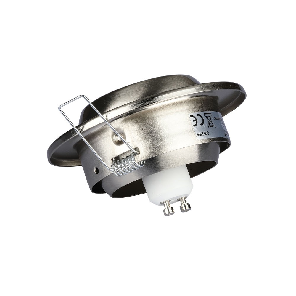 GU10 Corpo Rotondo Cambio Angolo Satin Nickel img 4
