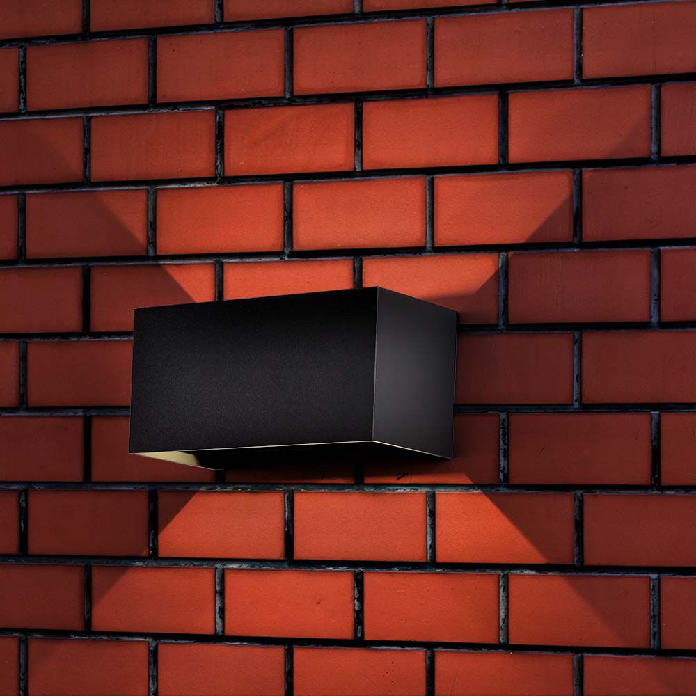 24W LED Wall Light Grey Body 3000K IP65 img 1