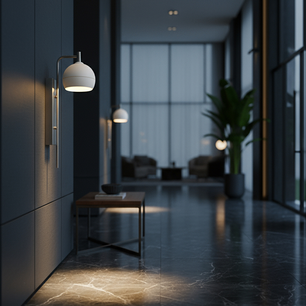 10W LED Decorative Lamp (L250*W80*H30mm) 3000K Brushed Nickel+White