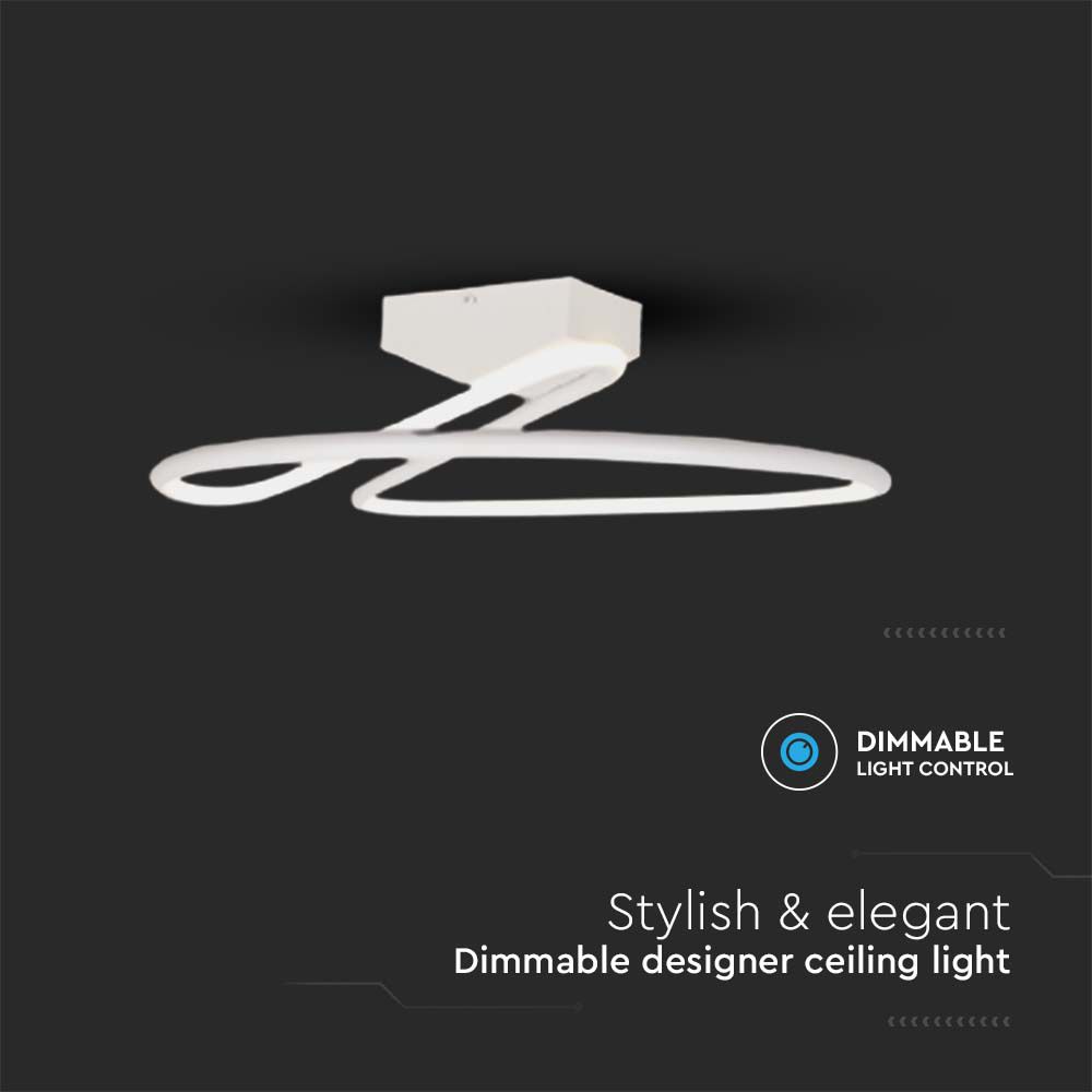 LED Luce di design Bianca Rotonda img 1