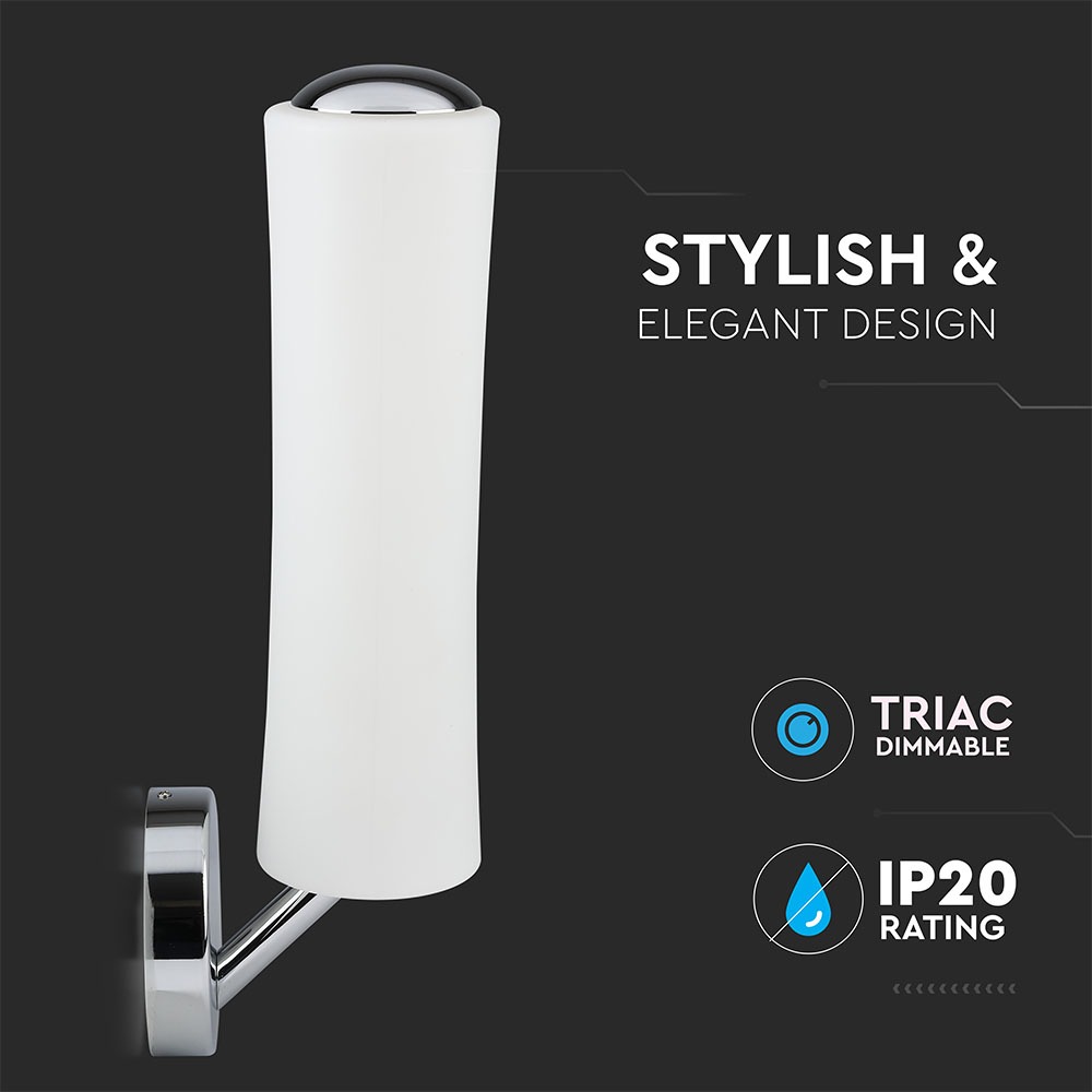 18W LED Designer Wall Lamp Triac Dimmerabile Bianco img 1