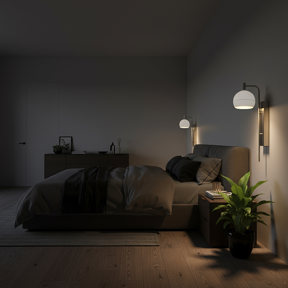 10W LED Decorative Lamp (L250*W80*H30mm) 3000K Brushed Nickel+White img 1