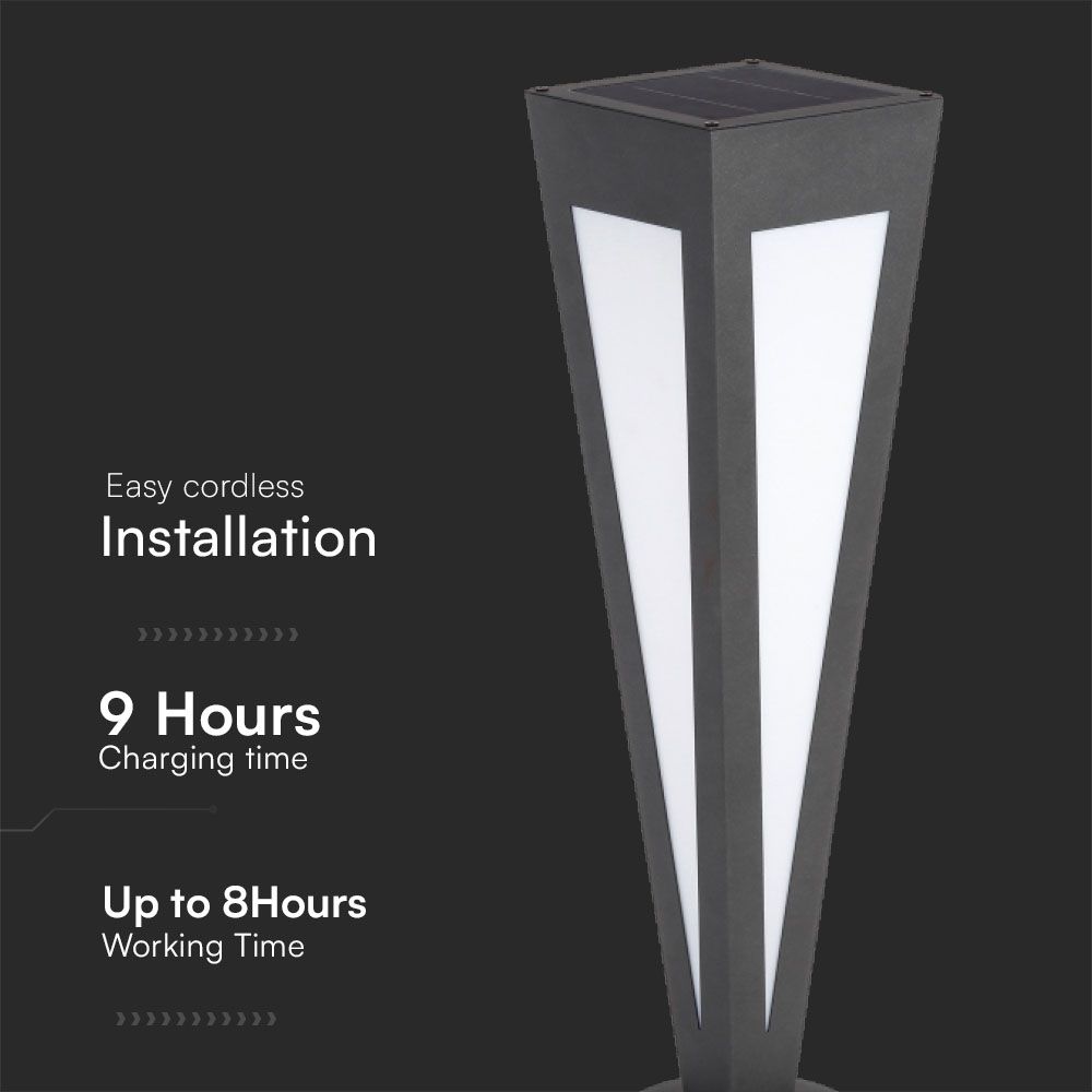 2W Solar Lawn Light 3000K img 1