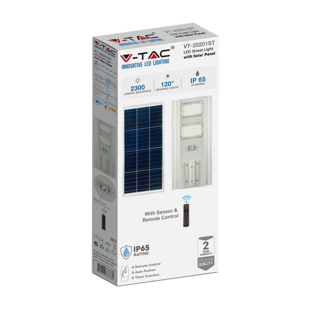 200W LED Solar Street 6400K