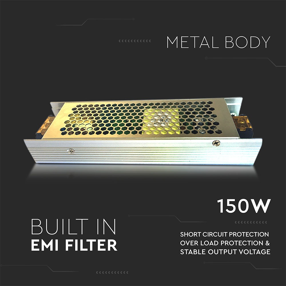 LED Power Supply 150W 24V IP20 6.5A img 1
