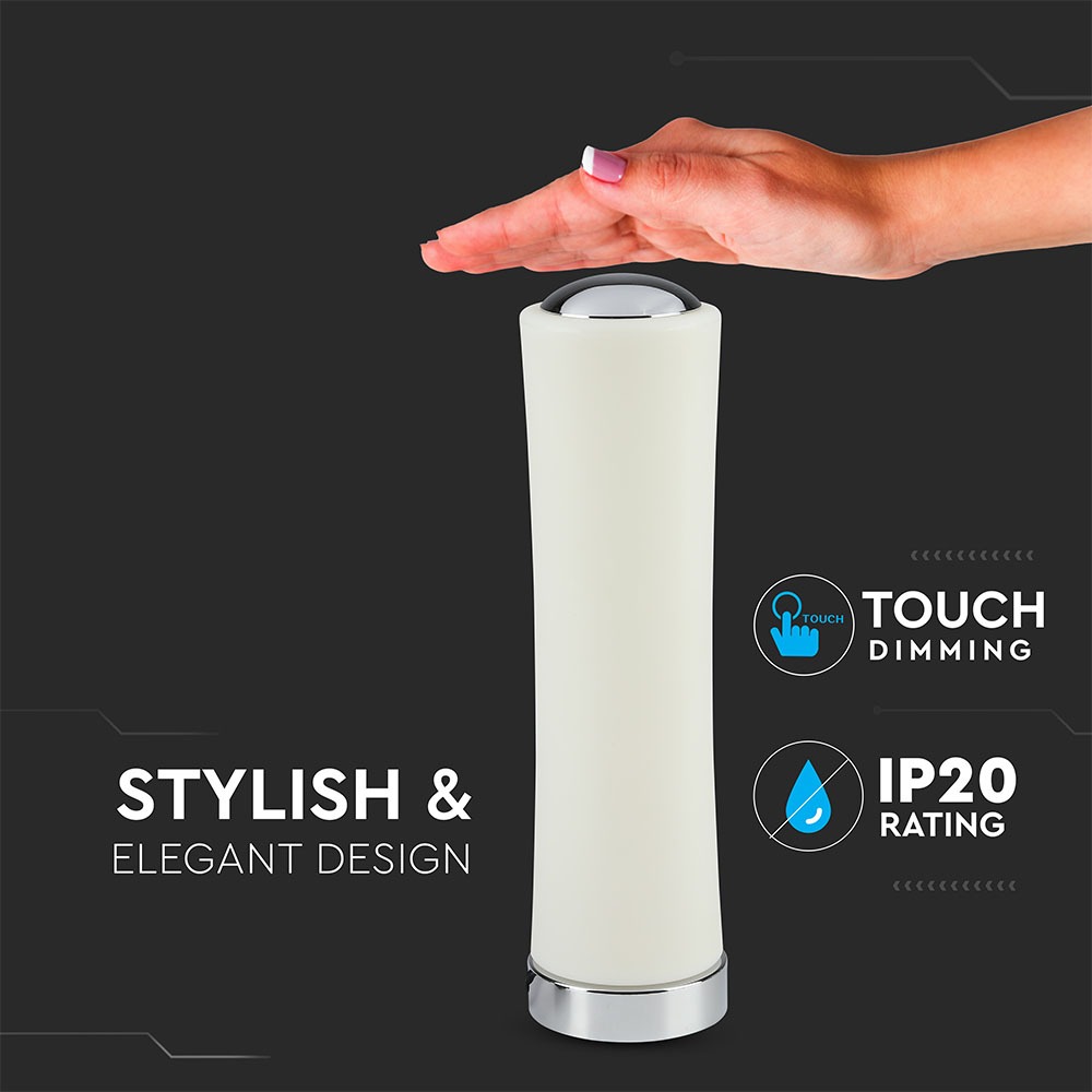 18W LED Table Lamp Touch Dimmerabile Bianco 3000K img 1