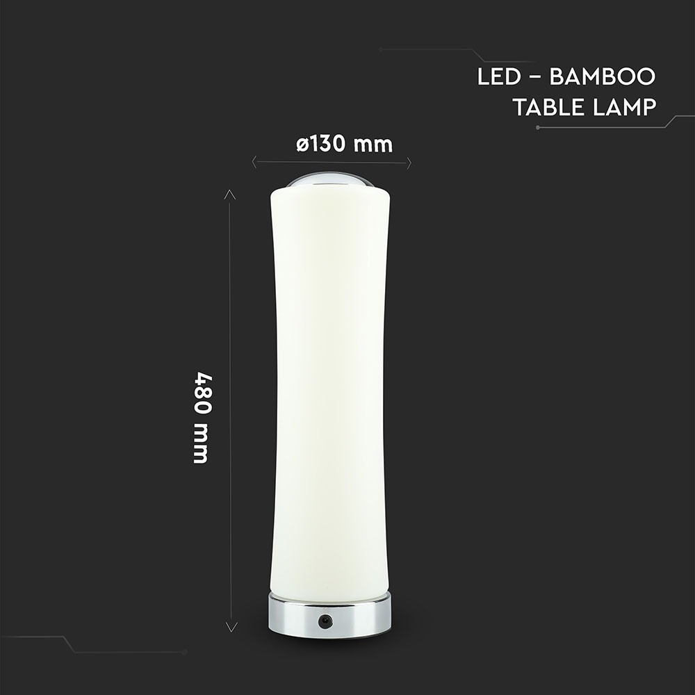 18W LED Table Lamp Touch Dimmerabile Bianco 3000K