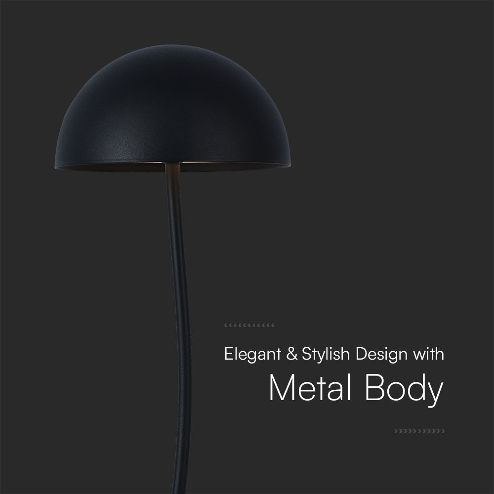 3W LED Table Lamp 3000K Black Body