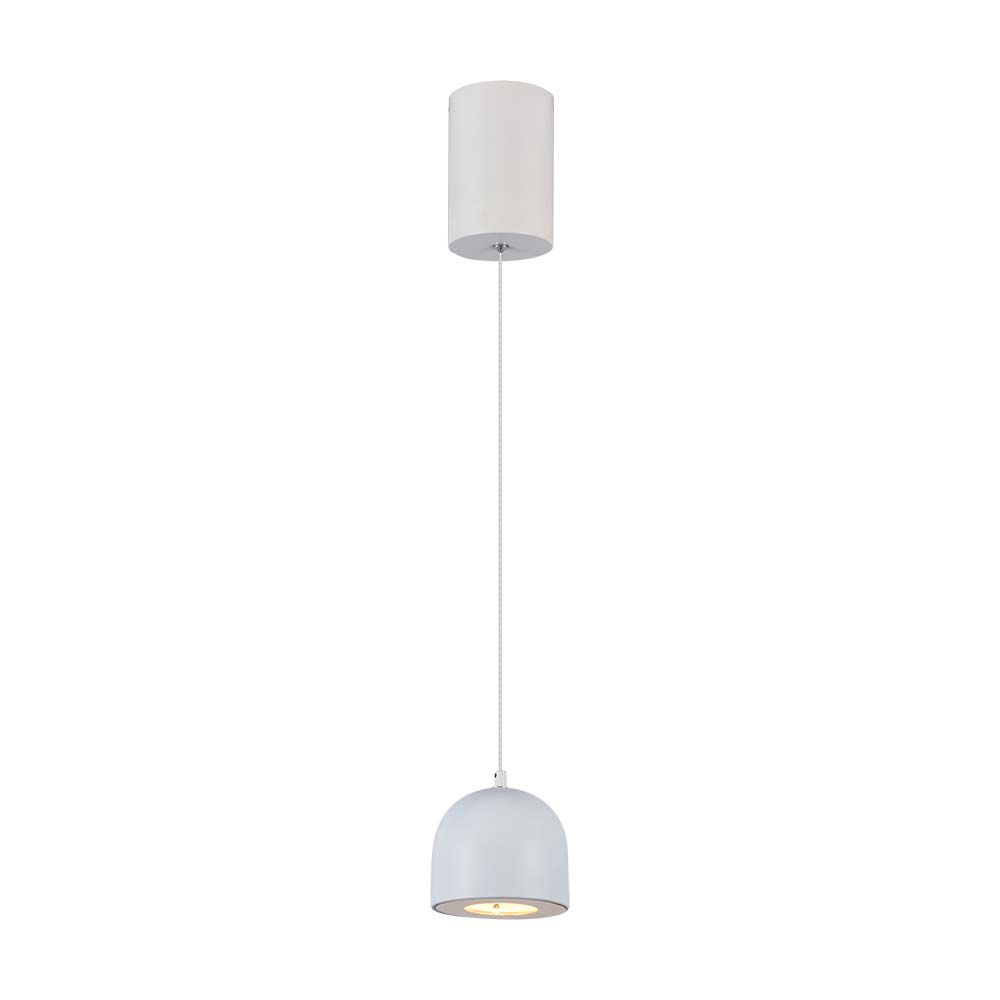 Lampadario LED a Cilindro in Metallo 8.5W 10x162cm Colore Bianco 3000K