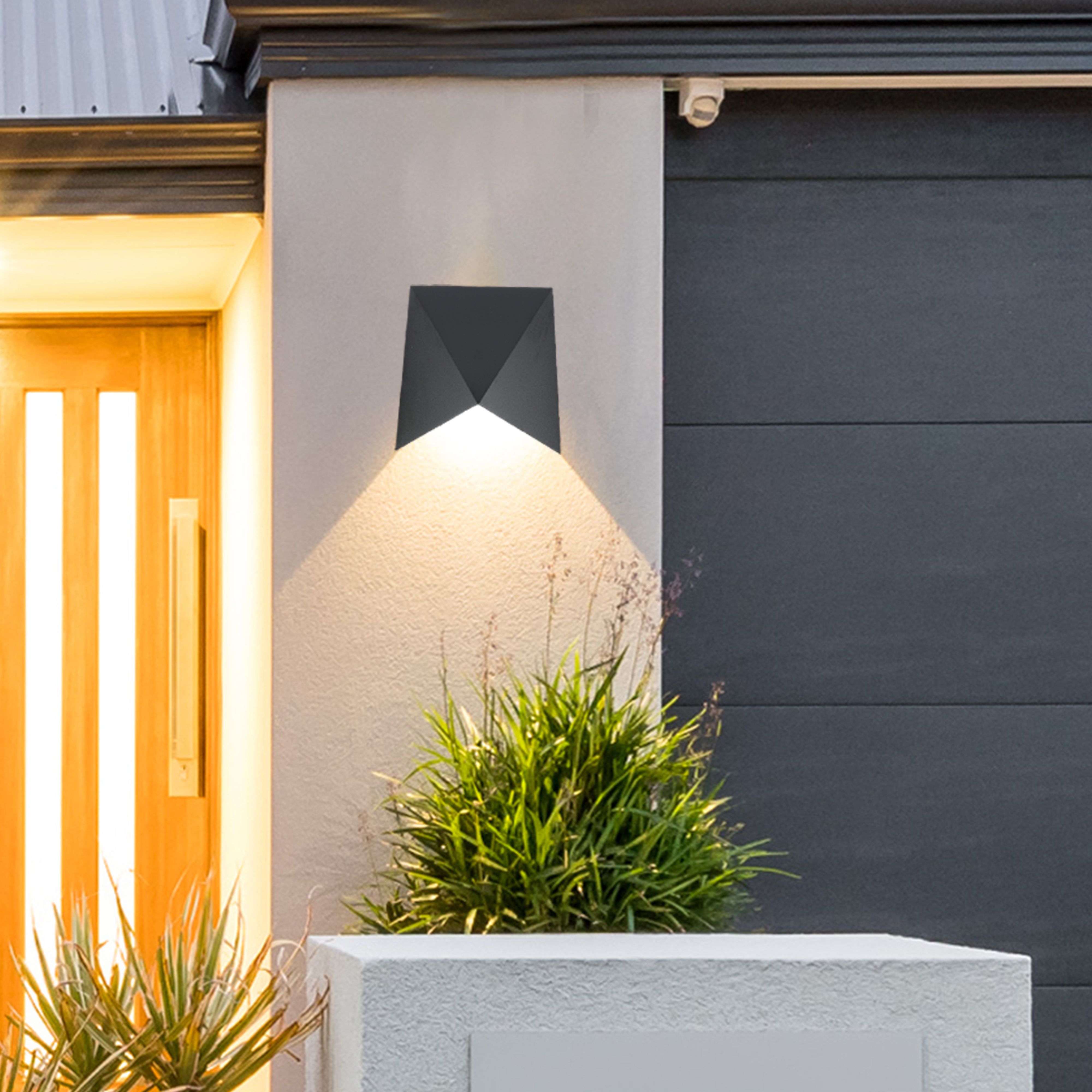 Lampada LED da Muro a Tasca Colore Nero 