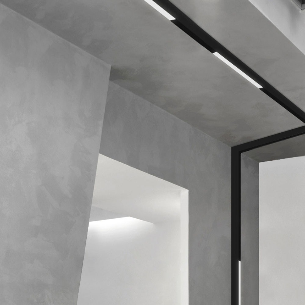 20W LED Magnetico SMD lineare nero IP20 24V 3000K img 1